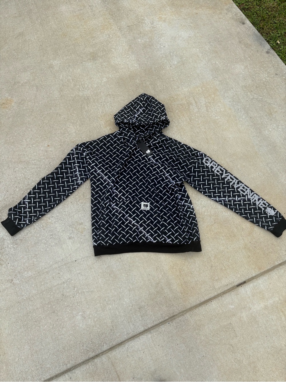 G59 Records NEW Truck Stop Steel Patterned Men's Hoodie Sweater